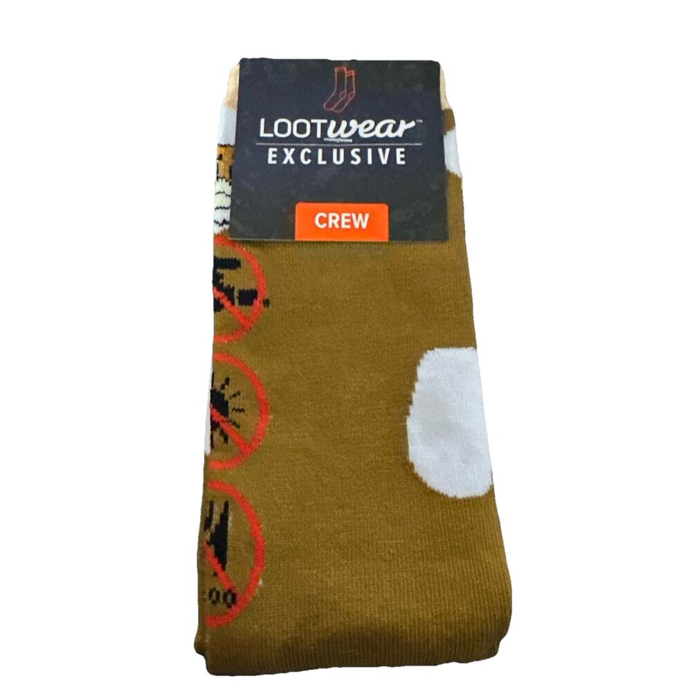 Lootwear Exclusive Gremlins Graphic Crew Cut Socks Unisex size 6-12